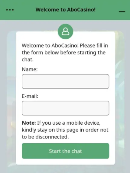 ABO Casino Australia support